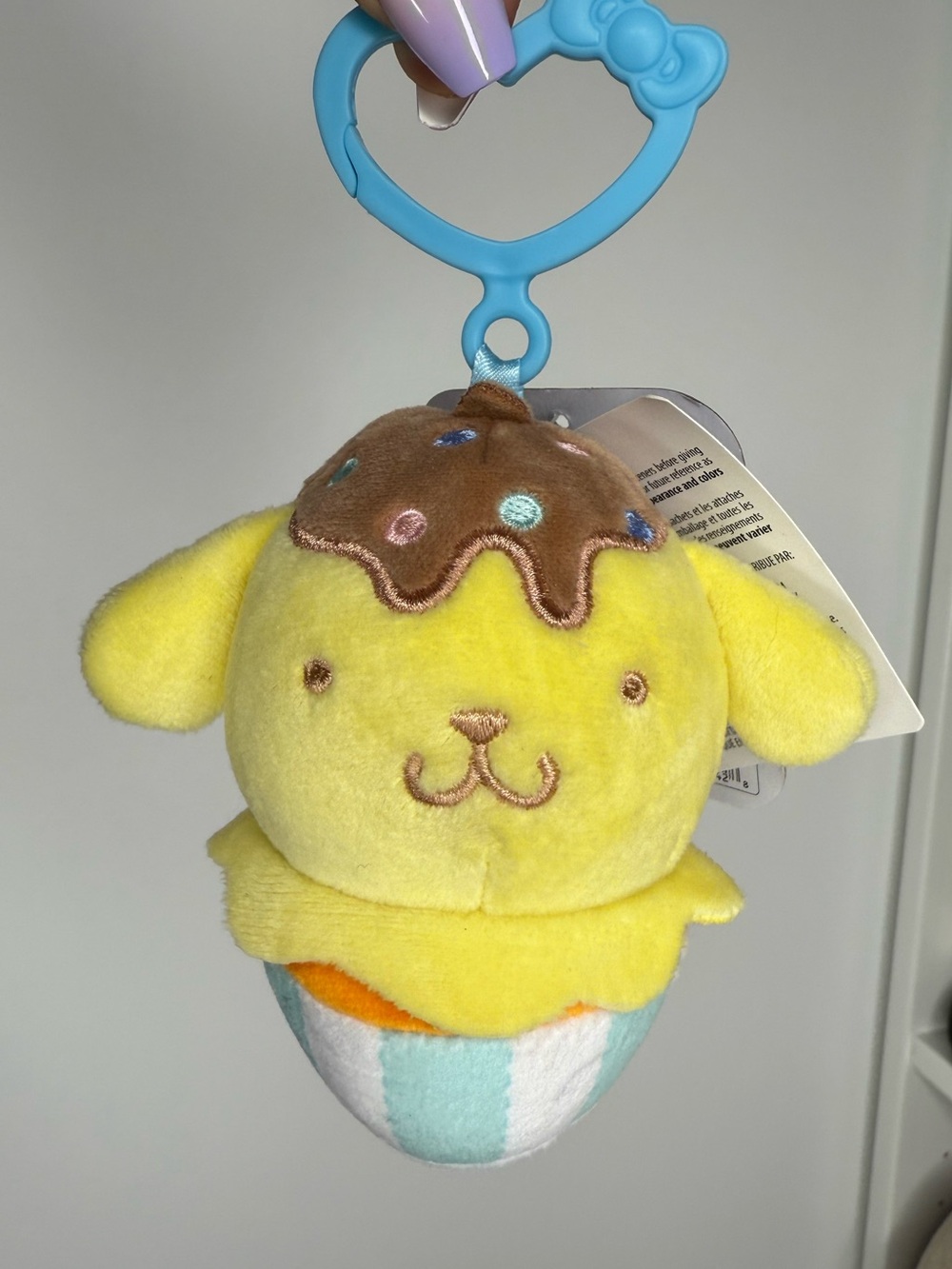Hello Kitty Pompompurin Cupcake Clip